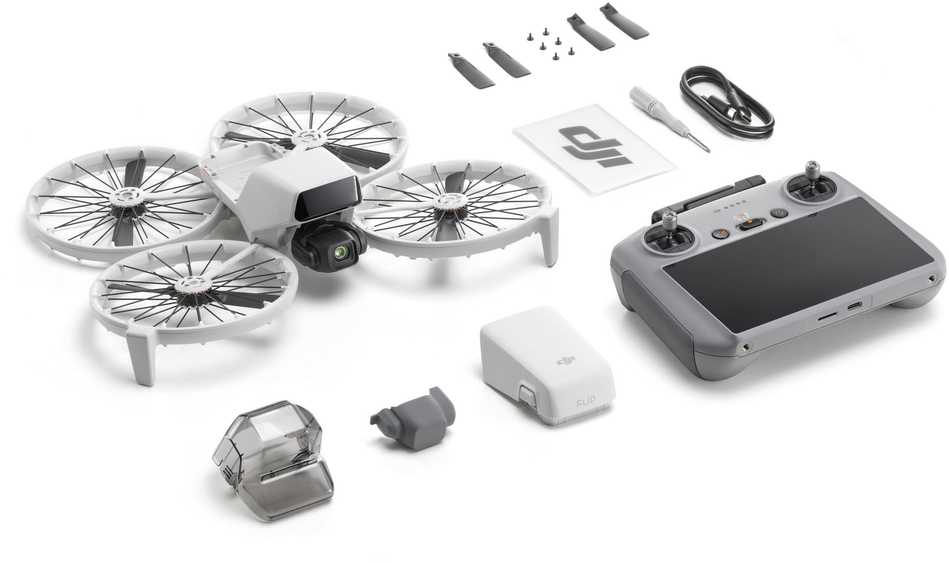 DJI Flip dronas su DJI RC 2 valdymo pultu