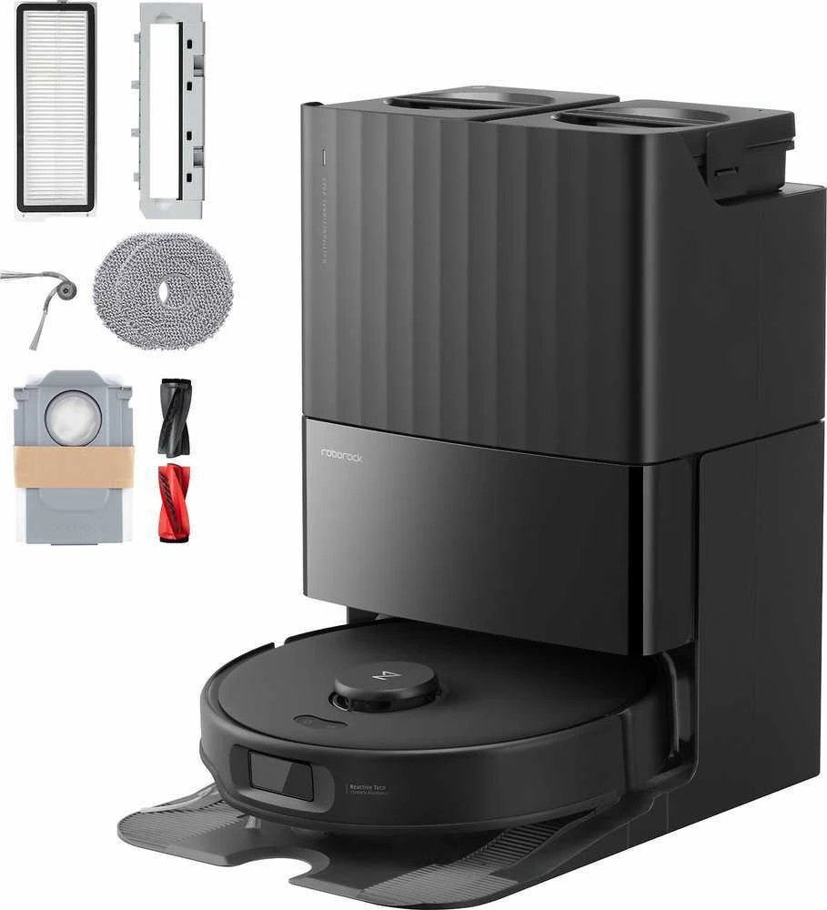 Dulkių siurblys - robotas Roborock Qrevo Edge 5V1, Juodas