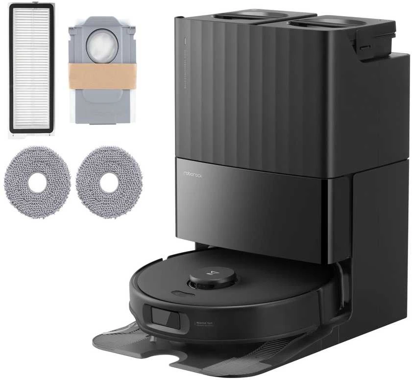 Dulkių siurblys - robotas Roborock Qrevo Edge 5V1, Juodas