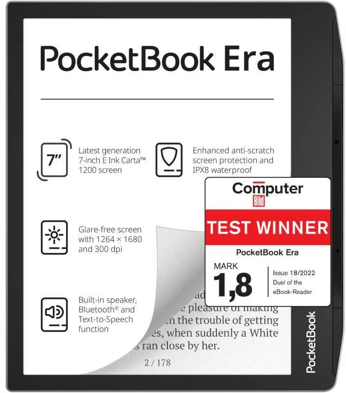 Elektroninė skaityklė PocketBook Era 7" 16GB Stardust Silver (PB700-U-16-WW)