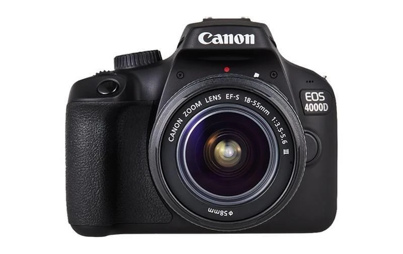 Canon EOS 4000D 18-55 III EU26 SLR Camera Kit, Megapixel 18 MP, Image stabilizer, ISO 12800, Ekranas diagonal 2.7 ", Wi-Fi, Video recording, APS-C, Juodas