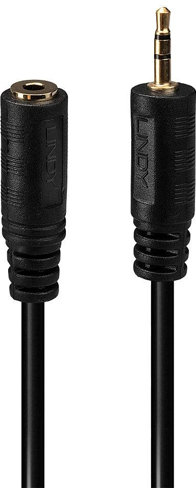 Garso Adapteris - LINDY Garso Adapteris 2.5 mm M/F 3.5mm, Juodas