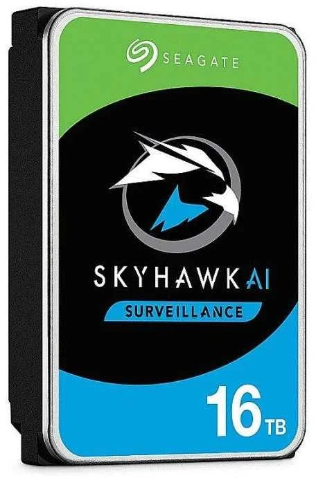 SEAGATE stebėjimo vaizdo optimizuotas AI Skyhawk 16TB HDD SATA 6Gb/s 512MB talpykla 3,5 colio CMR Helium