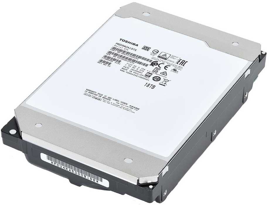 HDD|TOSHIBA|Serial ATA III|3.5 "|Buffer 512 MB|7200 RPM| 18 TB|Toshiba MG09 18TB (MG09ACA18TE)|MG09ACA18TE