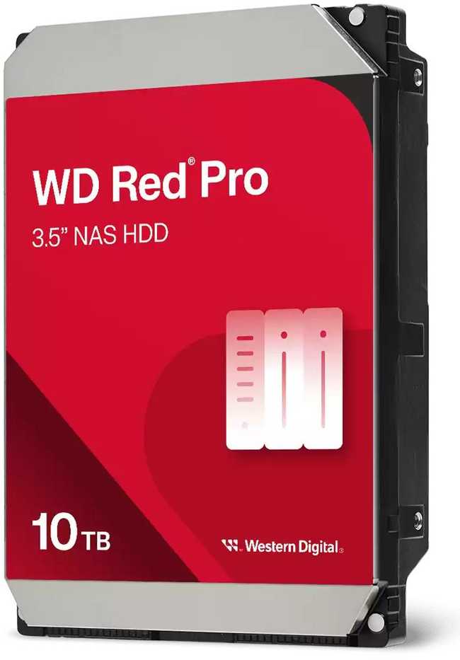 HDD WESTERN DIGITAL Raudona Pro 10TB 512 MB 7200 rpm 3,5" WD103KFBX