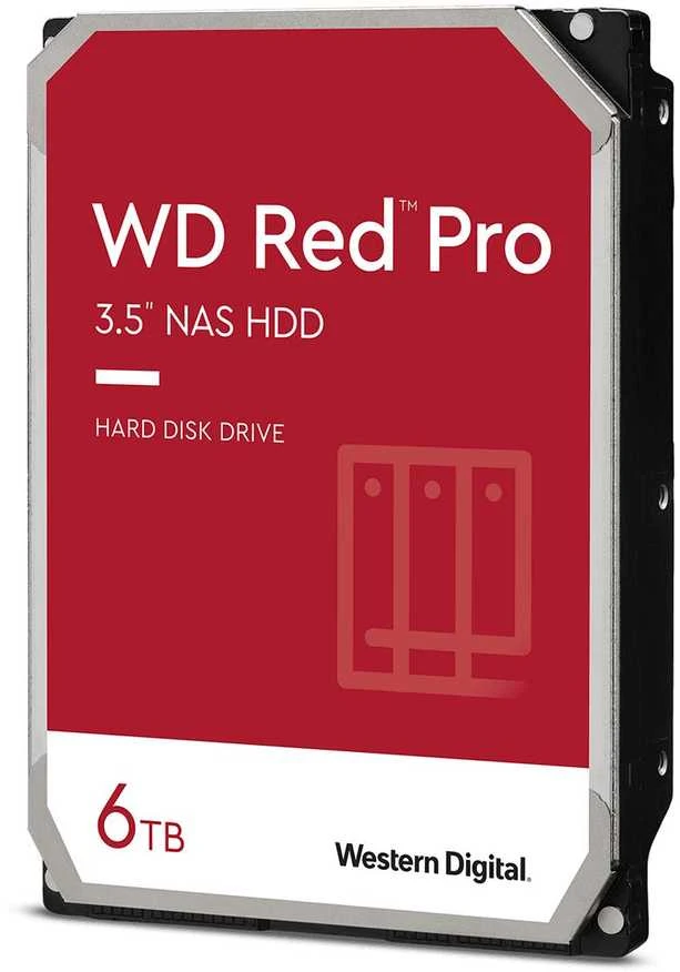 HDD WESTERN DIGITAL Raudona Pro 6TB SATA 3.0 256 MB 7200 rpm 3,5" WD6005FFBX