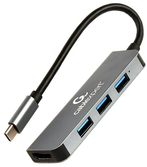 Gembird Cablexpert | USB tipo C 2 viename kelių prievadų adapteris (Hub + HDMI) | A-CM-COMBO2-01 | C tipo USB