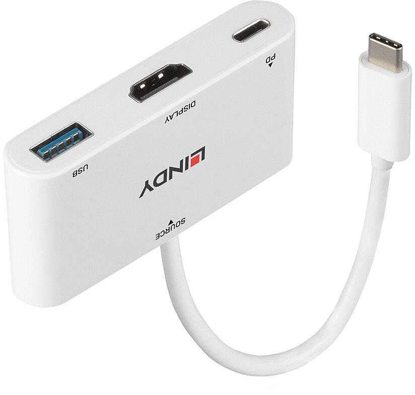 Adapteris - LINDY USB 3.2 Type C į HDMI Adapteris 4K@60Hz PD 100W