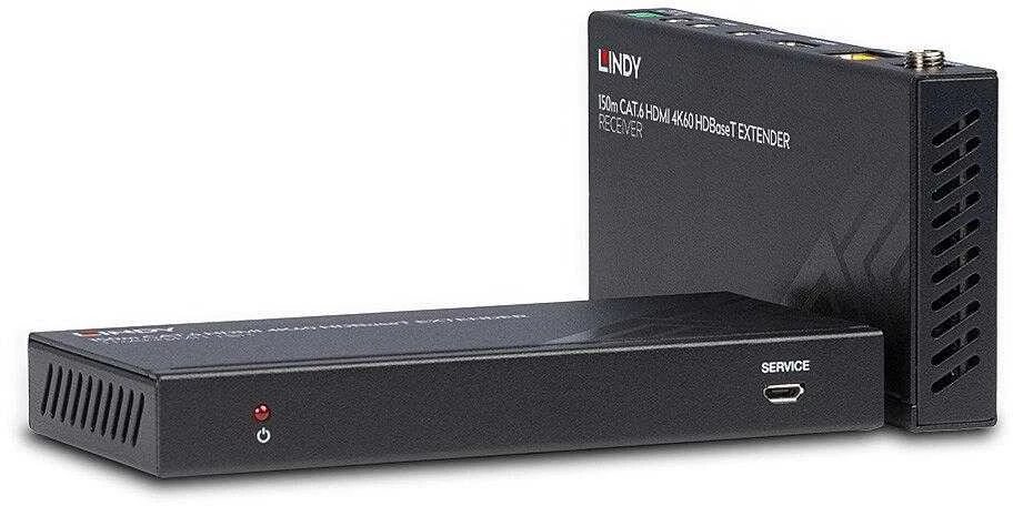 AV Ilgintuvas - LINDY Cat.6 HDMI 4K60 IR RS-232 HDBaseT 18Gbps 150 m