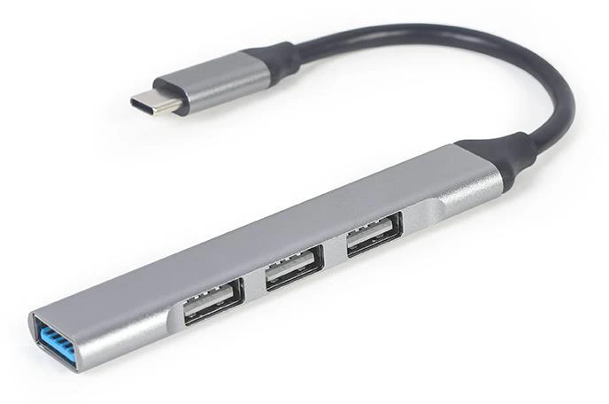 Įvesties/išvesties šakotuvas USB-C 4 prievadų GEMBIRD