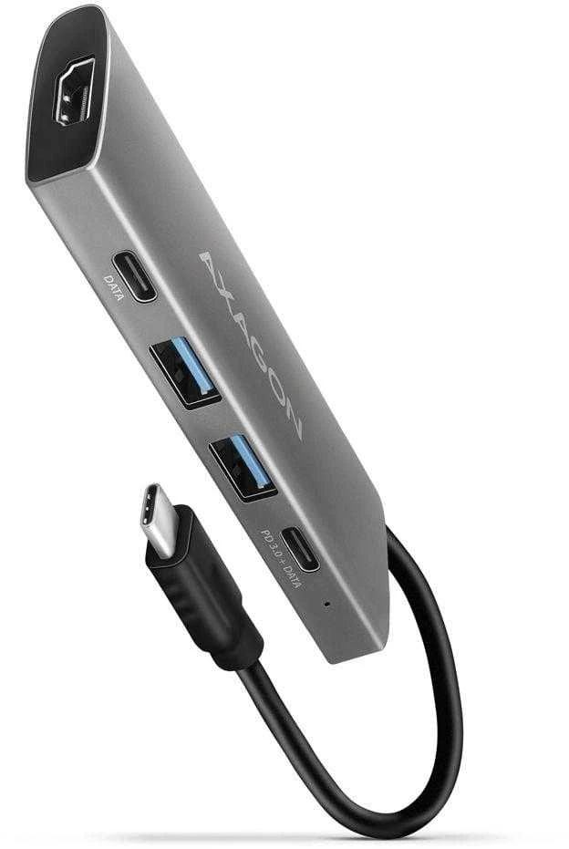 AXAGON kelių prievadų USB-C 10Gbps šakotuvas, 13 cm | HMC-5G21