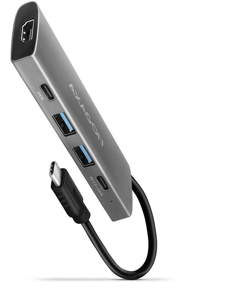 AXAGON | USB-C 10Gbps SPEEDSTER 5in1 šakotuvas (2.0 versija) | HMC-5G2 | HDMI jungtys kiekis: 1