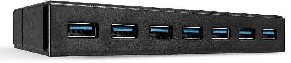 USB Hub - LINDY 7 Jungčių USB 3.0 Hub, BC 1.2 Krovimas, Juodas