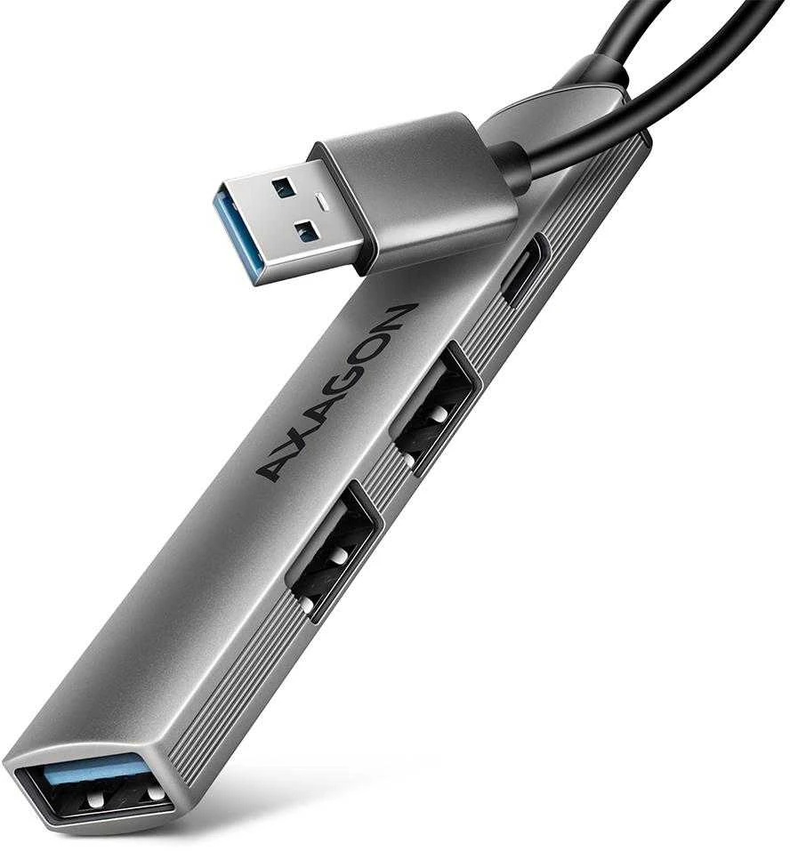 AXAGON ALU STRIP USB-A 4 prievadų šakotuvas | HUE-STA