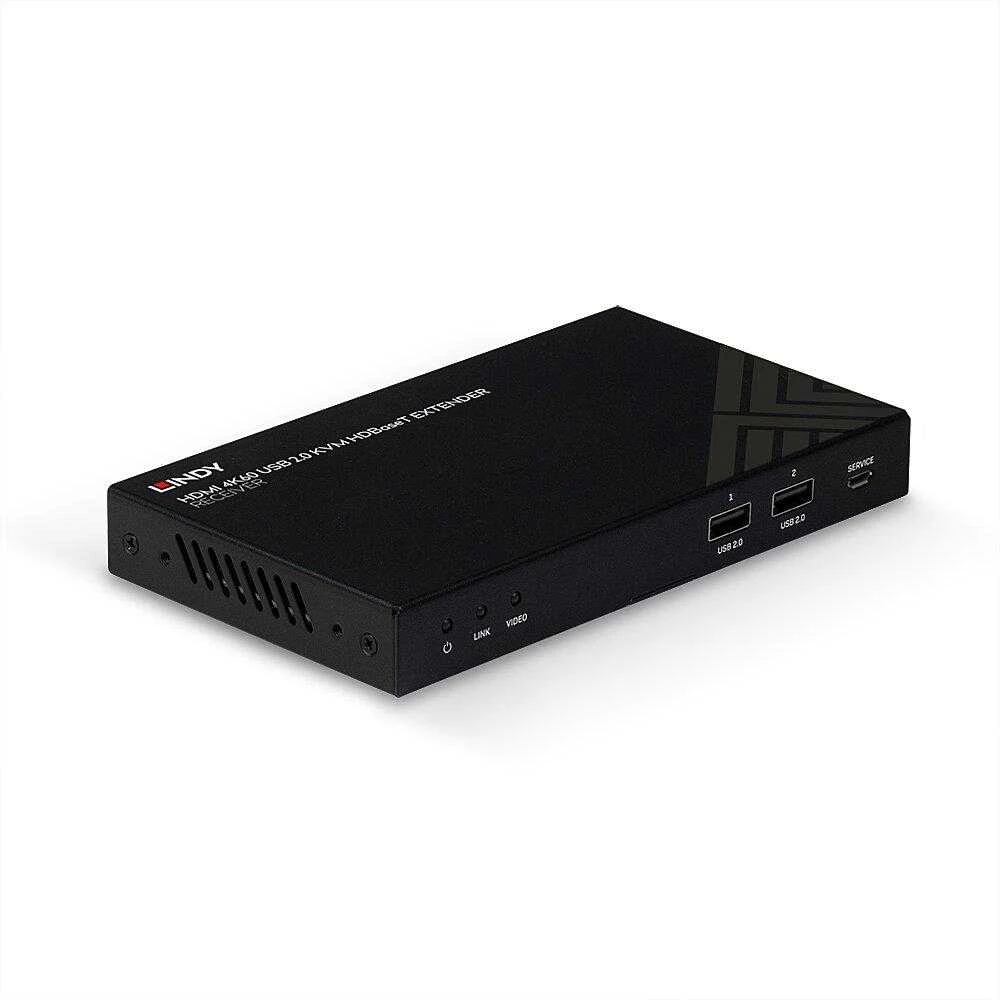 KVM Ilgintuvas - LINDY Cat.6 HDMI 4K60, IR, RS-232 ir Garso HDBaseT KVM ...