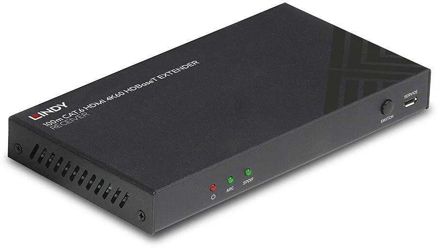 AV Imtuvas - LINDY Cat.6 HDMI 4K60 HDBaseT Imtuvas, Garsui, IR, RS-232, 100 m