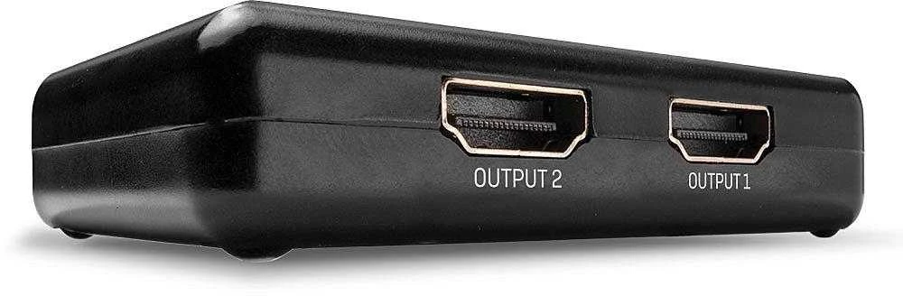 LINDY 2 prievadų HDMI skirstytuvas, išvesties lizdai