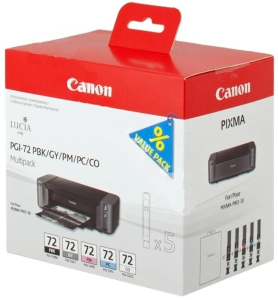 CANON PGI-72 PBK/GY/PM/PC/CO Multi, skirtas PIXMA-PRO 10