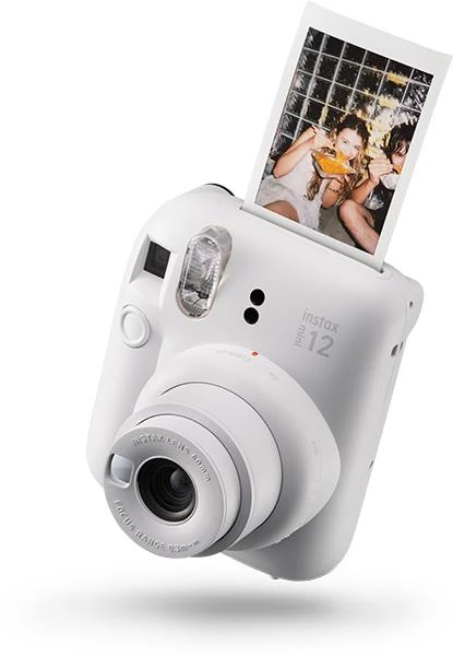 Fujifilm Momentinis fotoaparatas instax mini 12 CLAY Baltas+instax mini glossy (10pl)