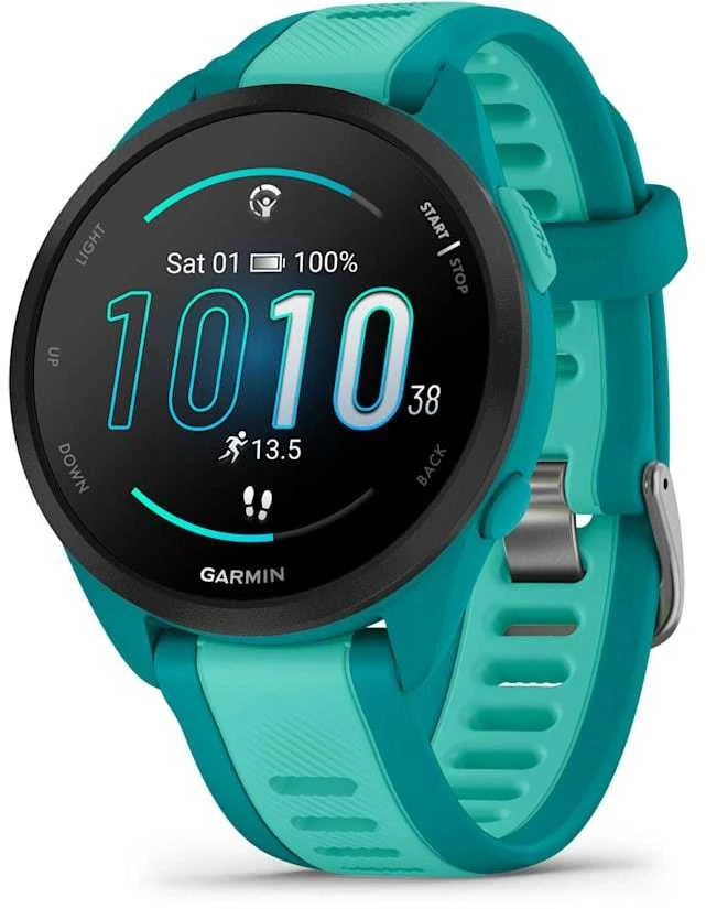 Išmanusis laikrodis Garmin Forerunner® 165 Music, Turkio / žalsvai mėlynos spalvos