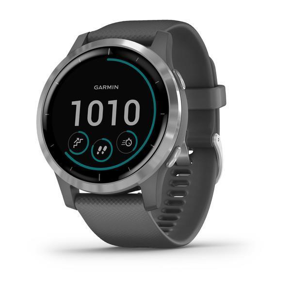 Išmanusis laikrodis Garmin vivoactive 4, Pilkas korpusas su sidabro spalvos  detalėmis | Varle.lt