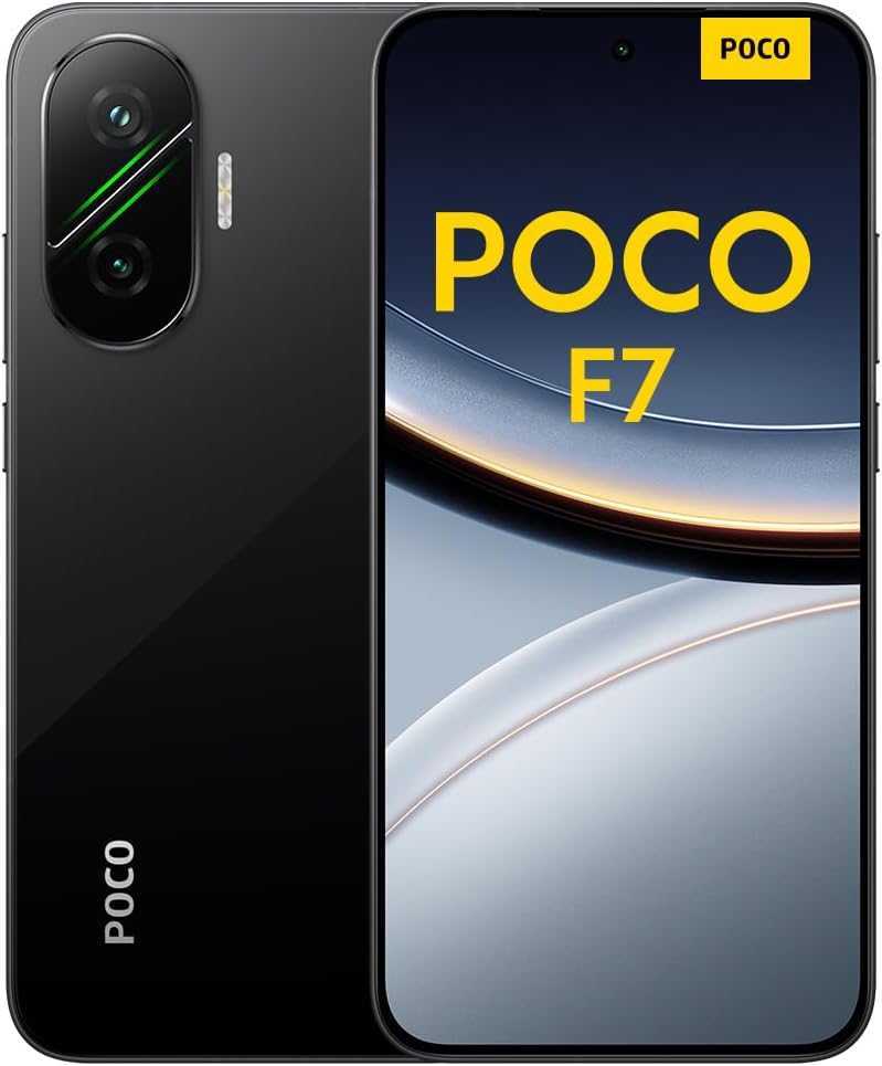 POCO F7 5G 12 / 256GB Black, modelis - MZB0KGAEU, žema kaina