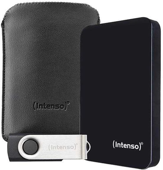 Kietasis diskas Disk zewnętrzny HDD Intenso HDD USB3 1TB EXT. +USB 64GB/Juodas 6023690 INTENSO