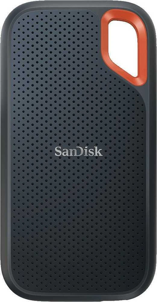 Išorinis kietasis diskas SanDisk Extreme Portable 2 TB, SDSSDE61-2T00-G25, Juodas aprašymas - Prekės nuotrauka