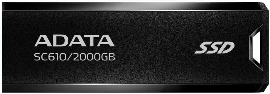 Kietasis diskas USB Atmintinė - Adata SC610 2 TB, Juoda