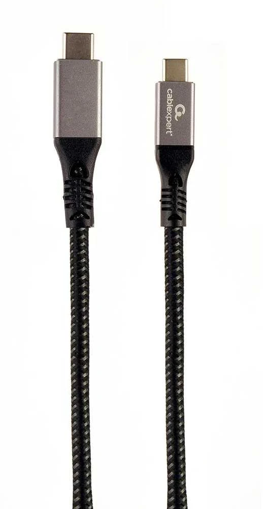 USB Kabelis - Gembird CCBP-USB3-CMCM100-1.5M, Juodas, Sidabras