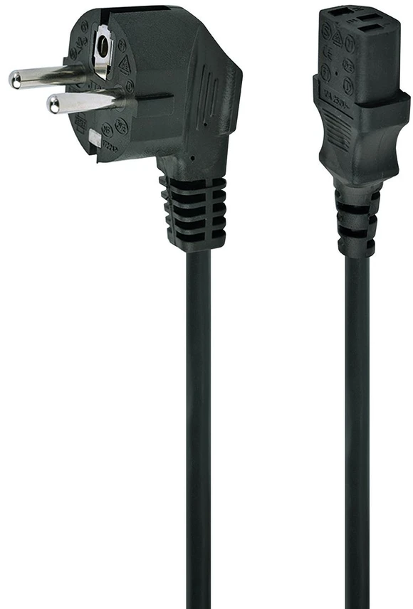 Gembird Cablexpert | PC-186-VDE-3M maitinimo laidas (C13), VDE sertifikuotas, 3 m | Juodas