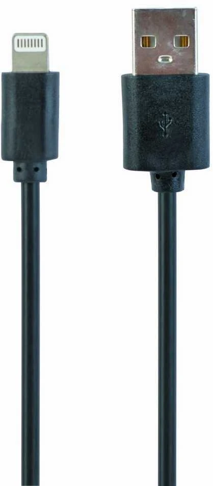 GEMBIRD CC-USB2-AMLM-2M Gembird USB duomenų sinchronizavimo ir įkrovimo 8 kontaktų kabelis, 2m, juodas