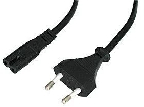Maitinimo Laidas - LINDY Euro Kištukas į C7 Maitinimo Laidas, 3 m, Juodas