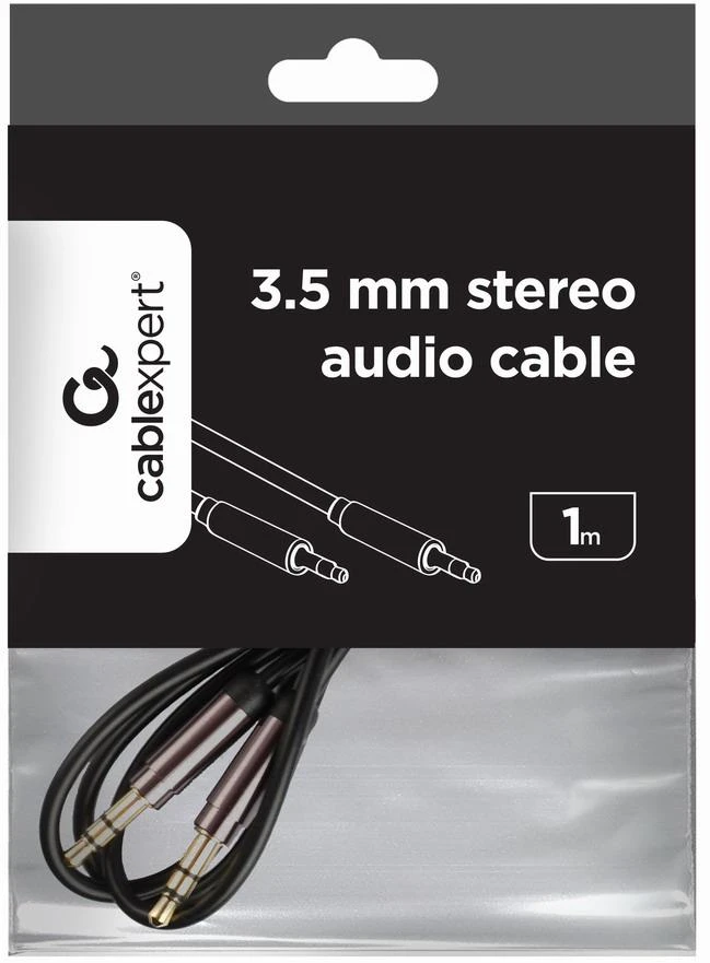 GEMBIRD CCAP-444-1M Gembird 3,5 mm stereo garso laidas, 1m
