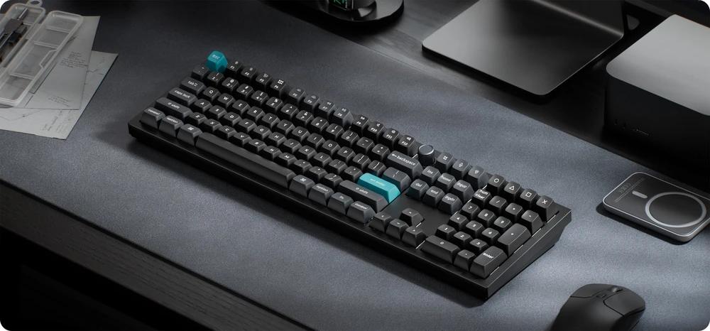 Keychron Belaidė klaviatūra Q6 Ultra 8K, juoda (Q6U-M4)