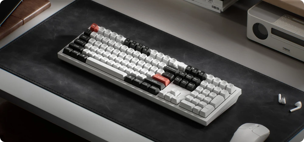 Keychron Belaidė klaviatūra Q6 Ultra, balta (Q6U-P4)