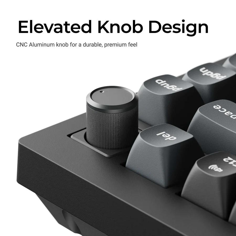 Belaidė mechaninė klaviatūra Keychron V1 Ultra Wireless | Hot Swappable | RGB | Banana tipo jungikliai