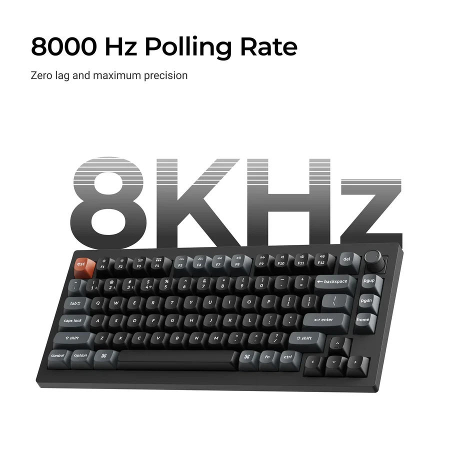 Belaidė mechaninė klaviatūra Keychron V1 Ultra Wireless | Hot Swappable | RGB | Banana tipo jungikliai