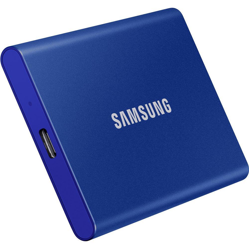 Išorinis kietasis diskas SSD SAMSUNG|T7/1TB/USB 3.2/Rašymo greitis 1000 MBytes/sec/Skaitymo greitis 1050 MBytes/sec/MU-PC1T0H/WW