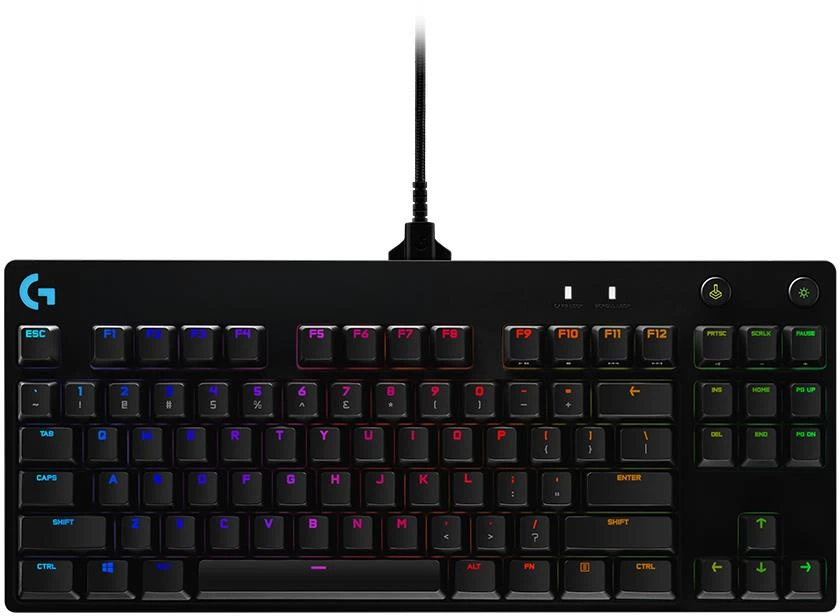 Klaviatūra žaidimams Logitech G PRO, Juodos spalvos