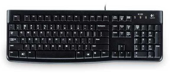 Logitech klaviatūra K120 su laidu, Angliška/Lietuviška