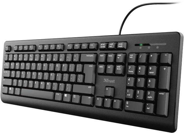 Trust TK-150 klaviatūra Universal USB QWERTY Juodas