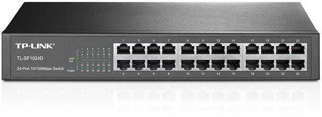 Maršrutizatorius TP-Link TL-SF1024D stovo komutatorius 24x10/100Mbps