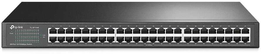 TP-LINK | 48 prievadų 10/100 Mbps stovo tipo komutatorius | TL-SF1048 | Nevaldomas | Montuojamas ant stovo