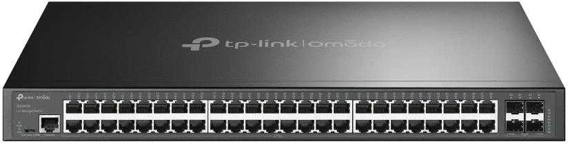 Šakotuvas Tinklo komutatorius - TP-Link Omada SG3452X Valdomas L2+ Gigabit Ethernet 1U Juoda