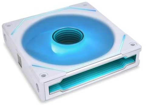 Lian Li UNI FAN SL-INF Wireless korpuso ventiliatorius, ARGB, PWM – 120mm, baltos spalvos