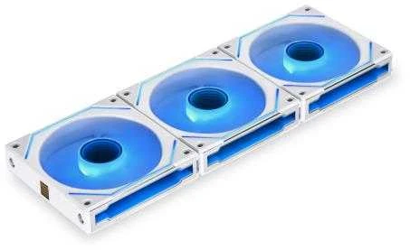 Lian Li UNI FAN SL-INF Wireless korpuso ventiliatorius, ARGB, PWM – 3er-Pack, su valdikliu 120mm, baltos spalvos