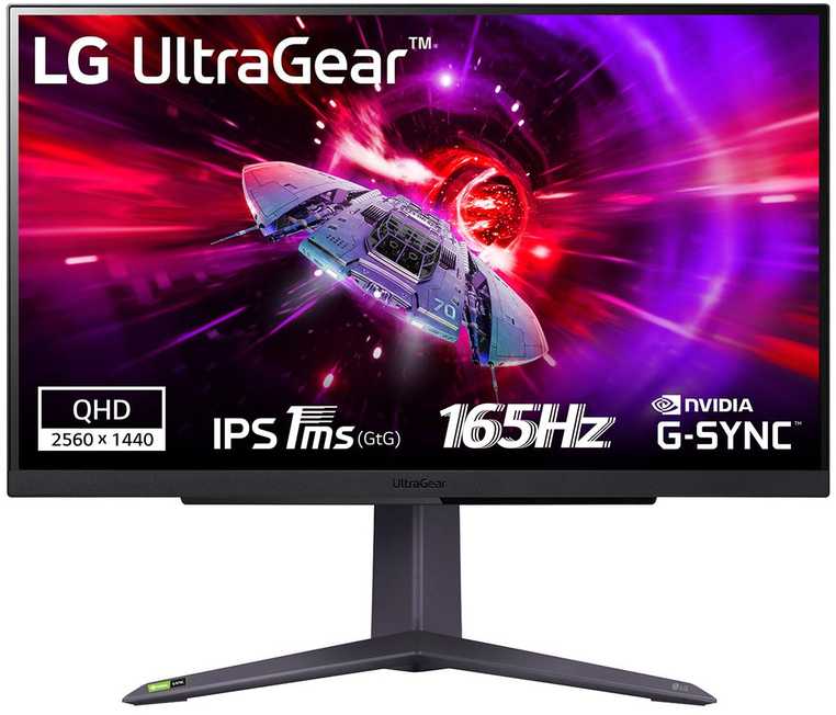 Monitorius LG UltraGear 27GR75Q-B, 27", 2560 x 1440, IPS, 165 Hz, 1 ms