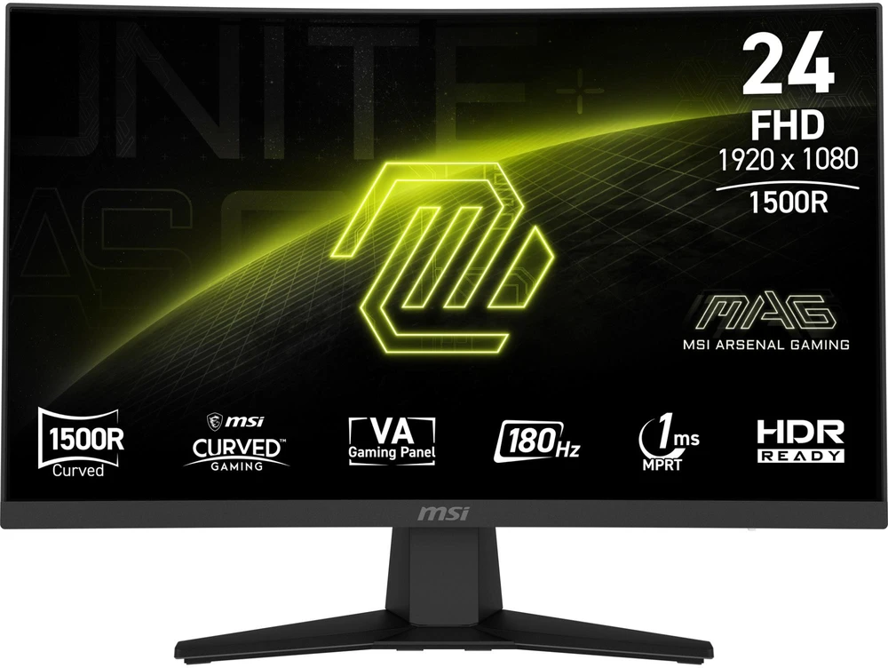 Monitorius MSI MAG 244C - 180Hz | Full HD | 23.6'' | VA | 1ms