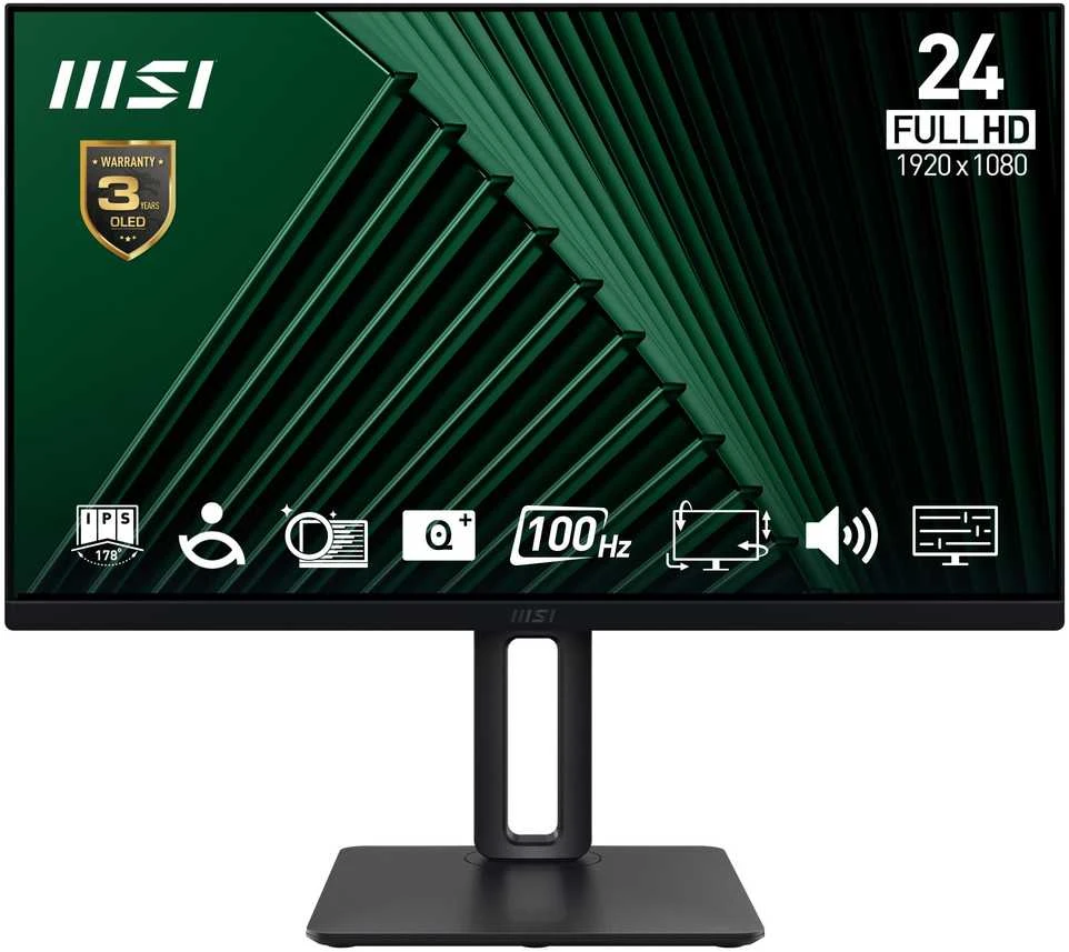 Monitorius MSI PRO MP245PG - 24" | IPS | Full HD | 1 ms | 100 Hz